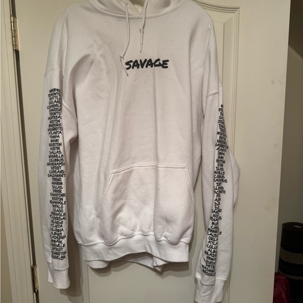 21 Savage Essential Vintage Rap Young and Reckless Hoodie Men’s Size XL